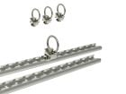 ProPlus kit de rail d'arrimage - 60 cm