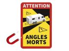 Autocollant magnétique "Attention" Camping-car