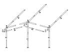 Obelink armature auvent acier 25 mm taille 2 - 7