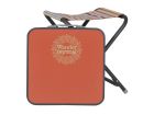 Wander Wonder Bohemian tabouret de pêche avec plateau- Rouge délavé