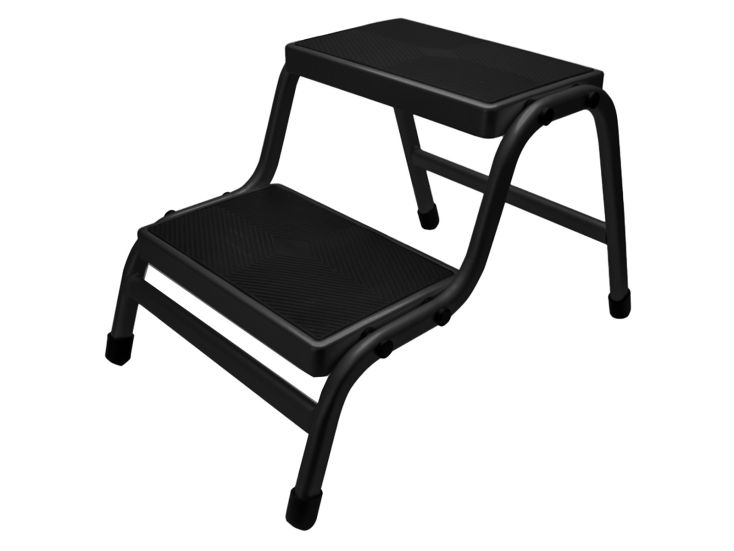 Obelink marche-pied double Alu Dubbel - noir