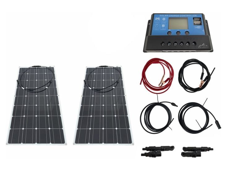 Bergproducts 200 watts ensemble de panneaux solaires flexibles