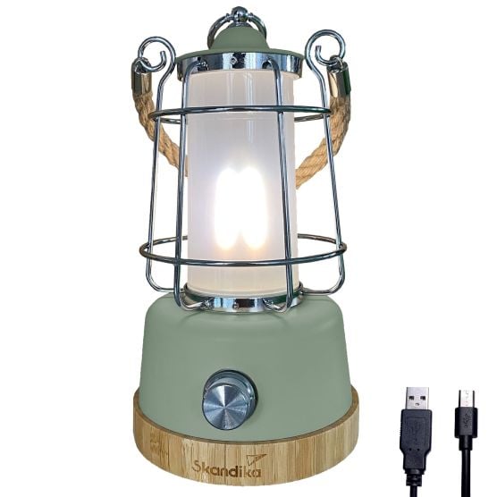 Skandika Kiruna Lampe de camping - vert