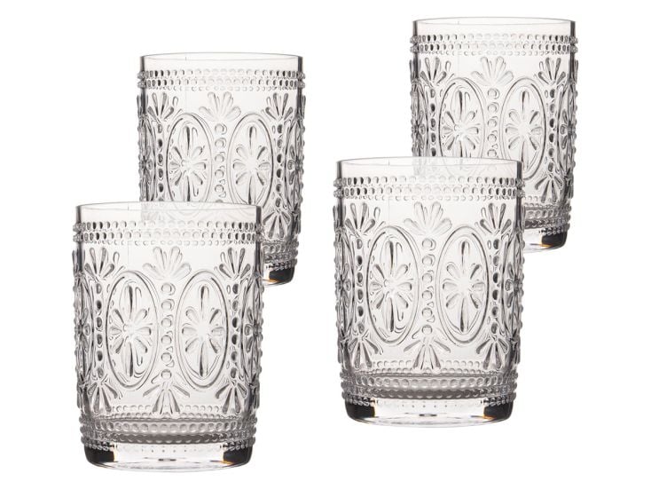 Bo-Camp Verre à eau Sicilien 450 ml 4 Pièces