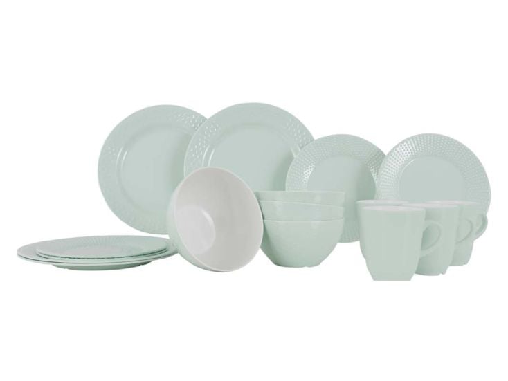 Gimex Royal Line Vaisselle 16 Pièces - Menthe Pastel