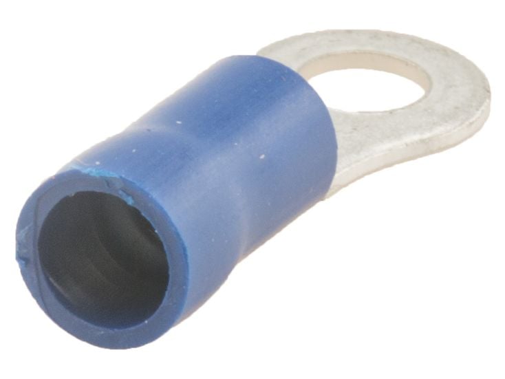 Cosse de câble avec anneau bleue lot de 10 pièces - 4,3 MM
