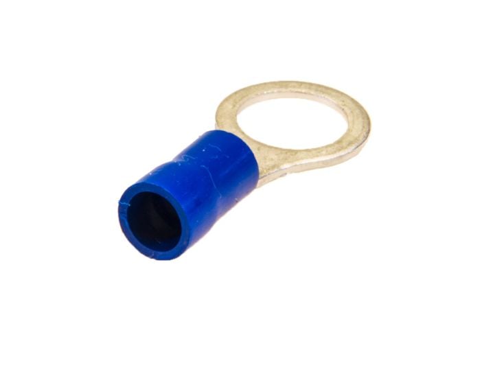 Cosse de câble avec anneau bleue lot de 10 pièces - 8,4 MM