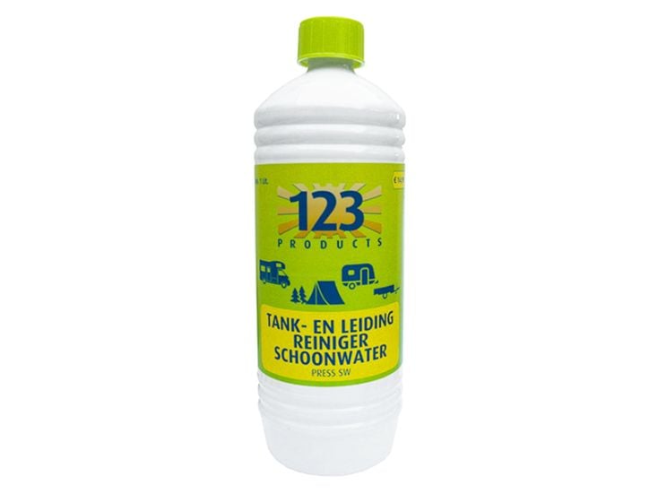 123 Products nettoyant réservoir d'eau propre et tuyaux - 1 litres