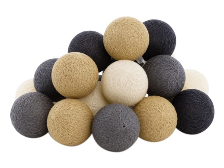 Cotton Ball Lights Outdoor Extension Kit guirlande - Concreto