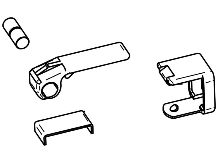 Thule Omnistor lot de clips réglage de hauteur V1 mât