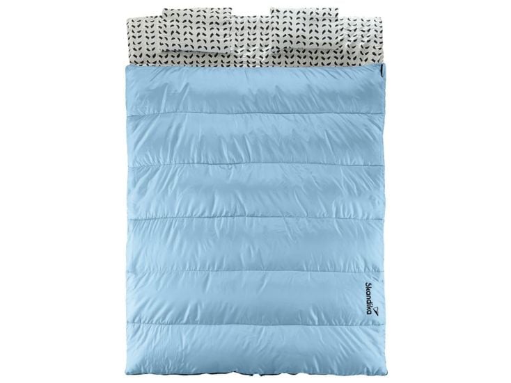 Skandika Iceland Double sac de couchage - bleu