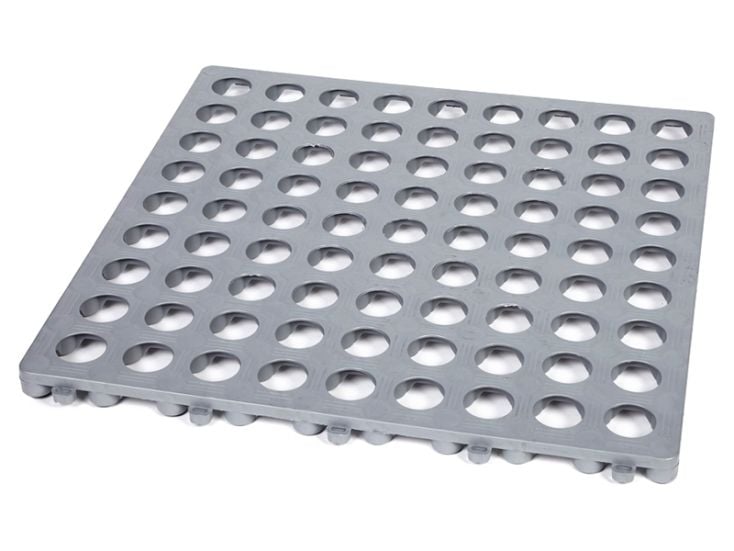 Dalle de tente 50 x 50 gris