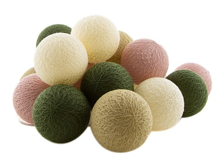 Cotton Ball Lights Outdoor Starter Kit guirlande - Jardin