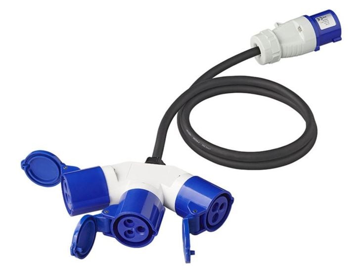 Répartiteur 3 voies ProPlus CEE - 150 cm - 16 A - 3 x 2,5 mm²