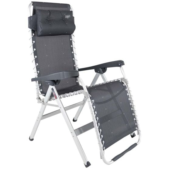 Crespo Fauteuil Relax Zéro Gravité AL/232 Classic Gris foncé