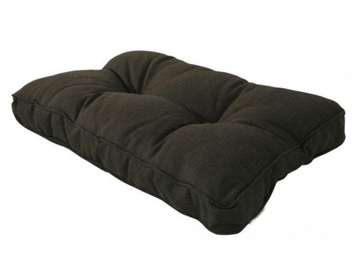 Madison Florance Rib Black coussin salon de jardin bas