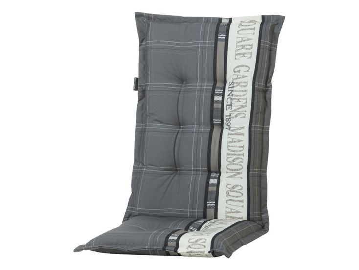 Madison Garden Grey coussin extérieur haut dossier