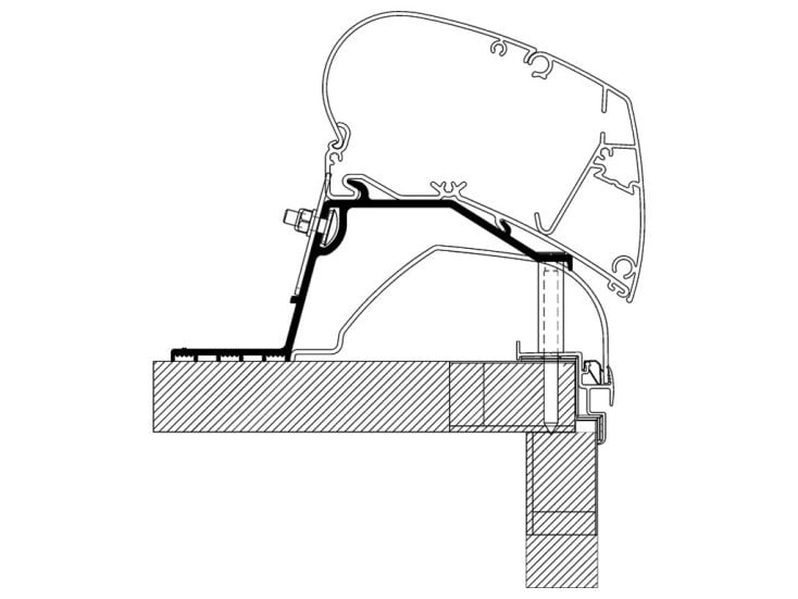 Thule Omnistor adaptateur Hobby série 6/9 2014-2023