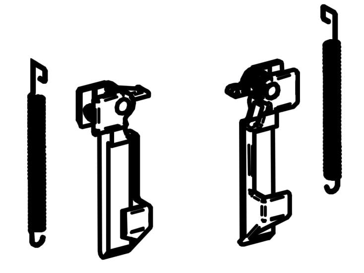 Thule Omnistor mécanisme de verrouillage 5003