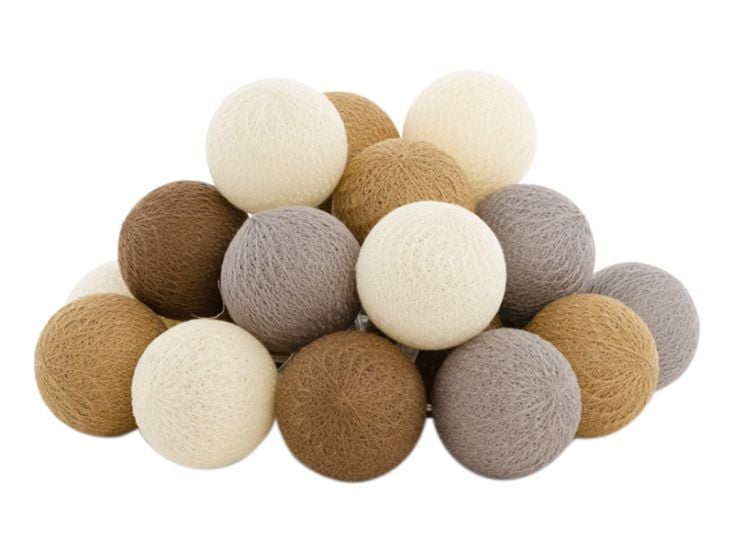 Cotton Ball Lights Outdoor Extension Kit guirlande - Caramelo