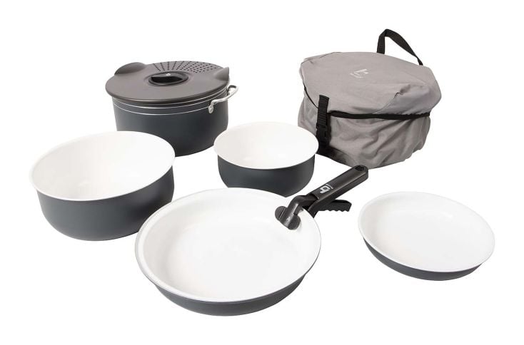 Bo-Camp Batterie de cuisine Trekking 7 Pièces