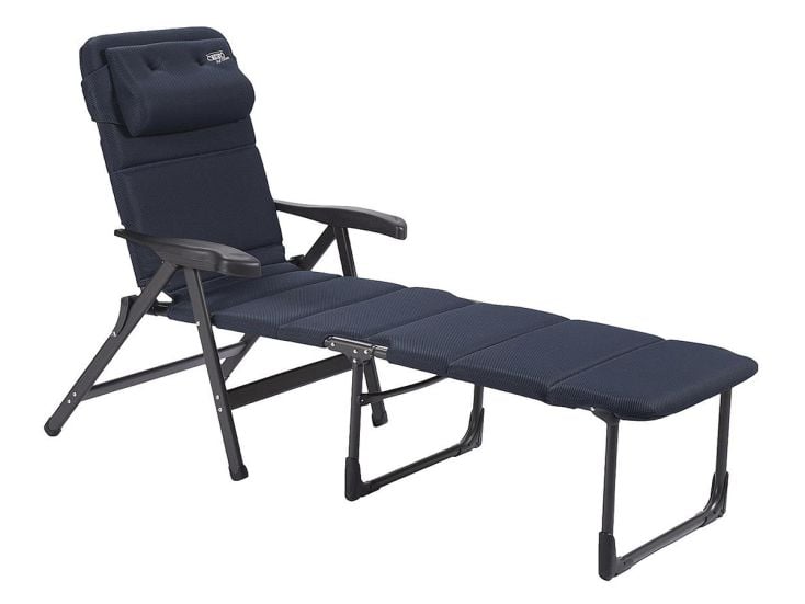 Crespo Lit bain de soleil AP/733 Air-Deluxe Bleu