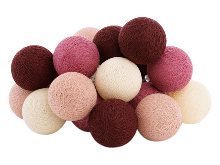 Cotton Ball Lights Outdoor Starter Kit guirlande - Baya