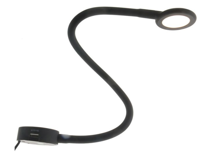 Spot LED flexible en silicone avec USB