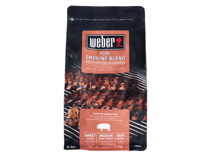 Weber mélange de copeaux de bois porc