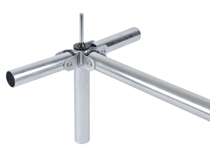 Pièce d'angle armature solette 25 mm croix centrale