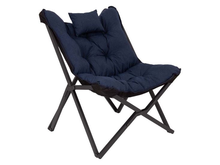 Bo-Camp Industrial Fauteuil relax Brandon Cationique Bleu