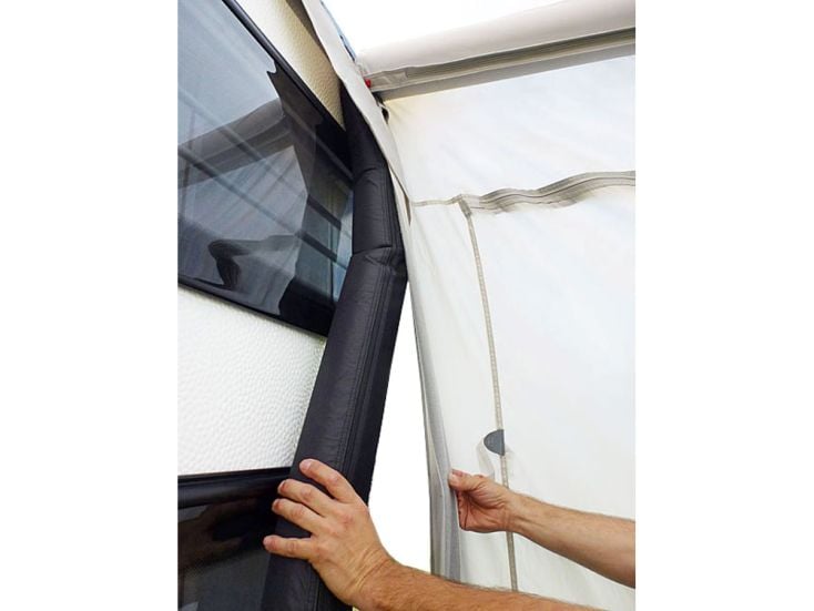 DWT Coussin d'air 230 cm (gaine noire, valve blanche)