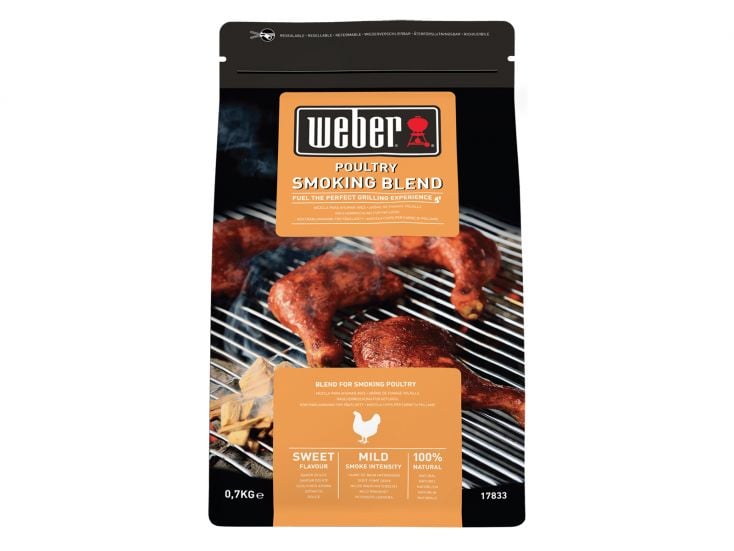 Weber mélange de copeaux de bois poulet