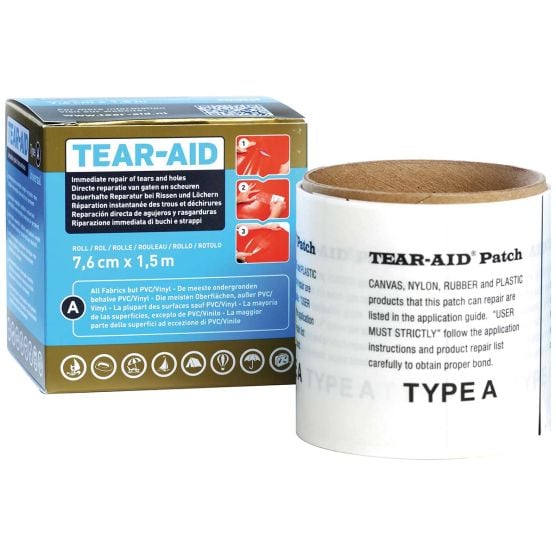 Tear-Aid Outil de réparation Type A Transparent Rouleau 1,5 mtr