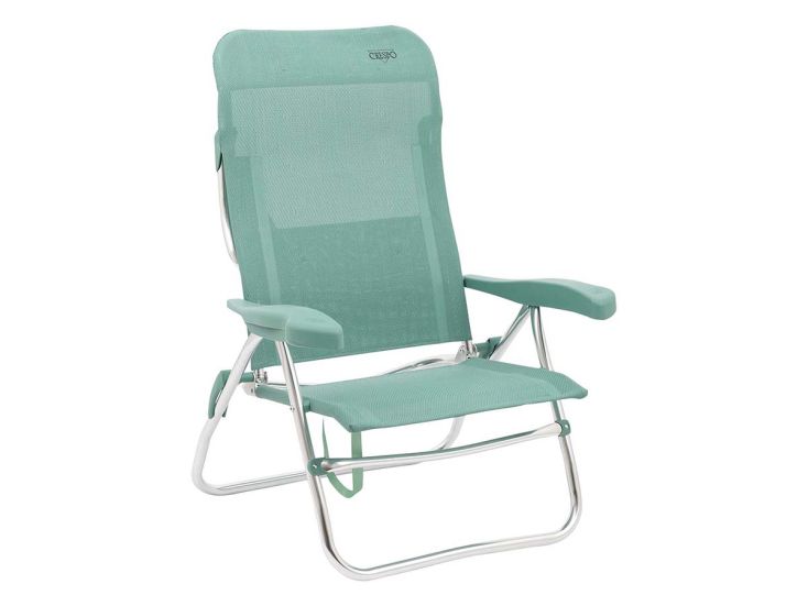 Crespo AL/223 chaise de plage - Green