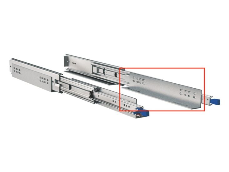 Rail d'extension verrouillable 711 mm