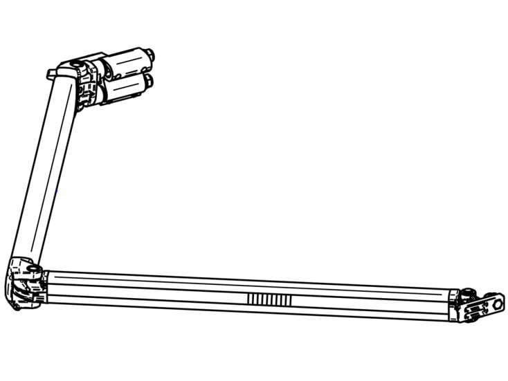 Thule Omnistor bras articulé droit 6300 300 - 500