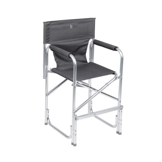 Bo-Camp Chaise enfant Pliable Aluminium Anthracite