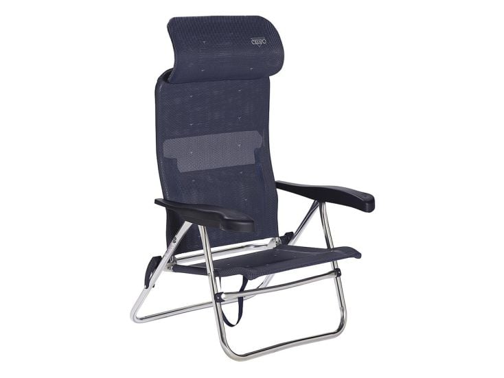 Crespo Fauteuil de plage AL/205 Compact Bleu foncé