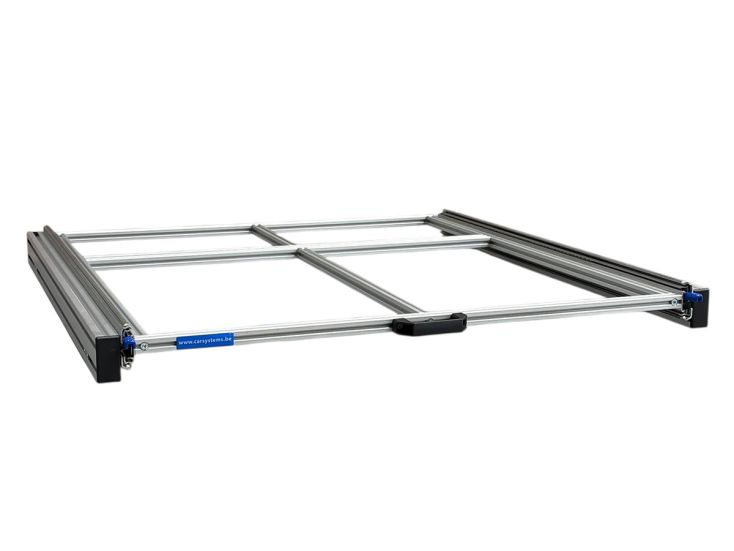 Plateau coulissant en aluminium pour camping-car 90x80 cm