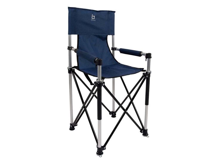 Bo-Camp Chaise enfant Compact Aluminium Bleu