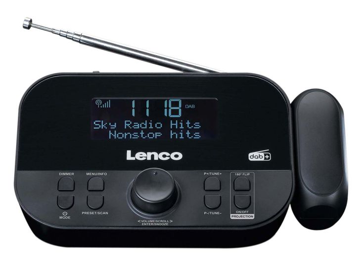 Lenco CR-615BK Radio avec alarme numérique - Noir