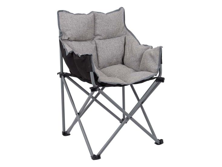 Bo-Camp Urban Outdoor Chaise pliante Montpellier Gris