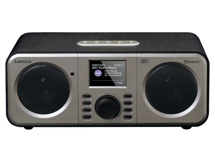 Lenco DAR-030BK Radio DAB+ - Noir,Argent