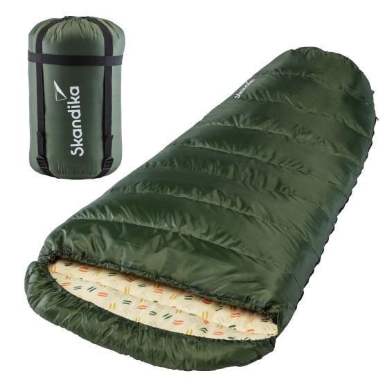 Skandika Vegas sac couchage XXL gauche - Vert