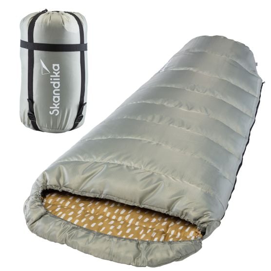 Skandika Vegas sac couchage XXL droit - Gris