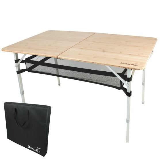 Skandika Tolja table pliante bambou