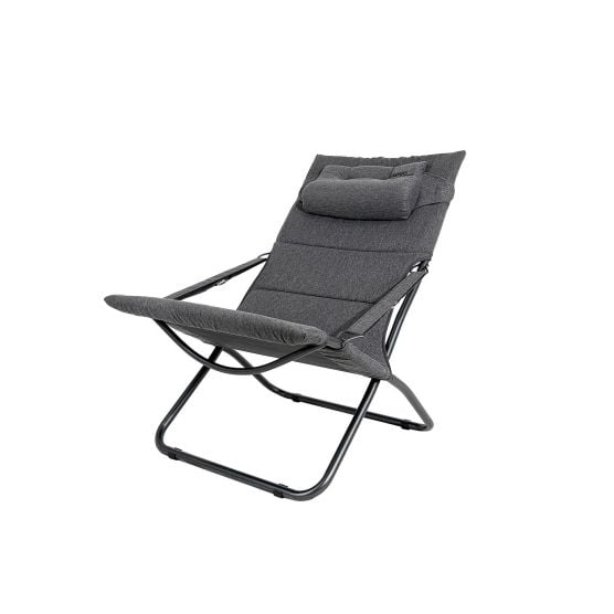 Crespo Lit bain de Soleil AP/262 Tex-Comfort Gris