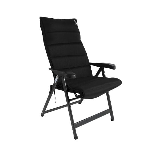 Bo-Camp Coussin de chaise Universel Rembourré Oléfine - Noir