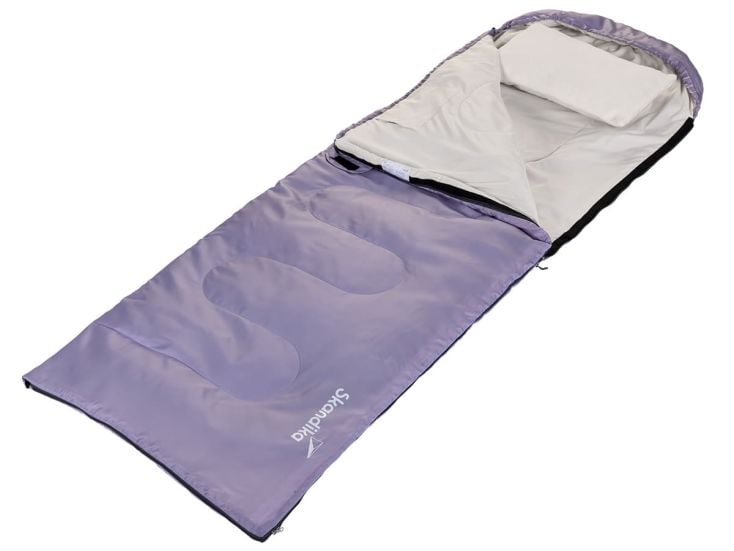Skandika Skye Sac de couchage Zip à droite - Purple